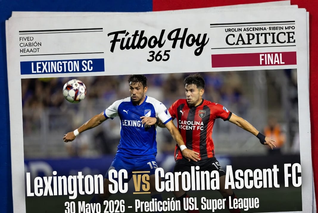 Lexington SC vs Carolina Ascent FC 30 Mayo 2026 Prediccion USL Super League