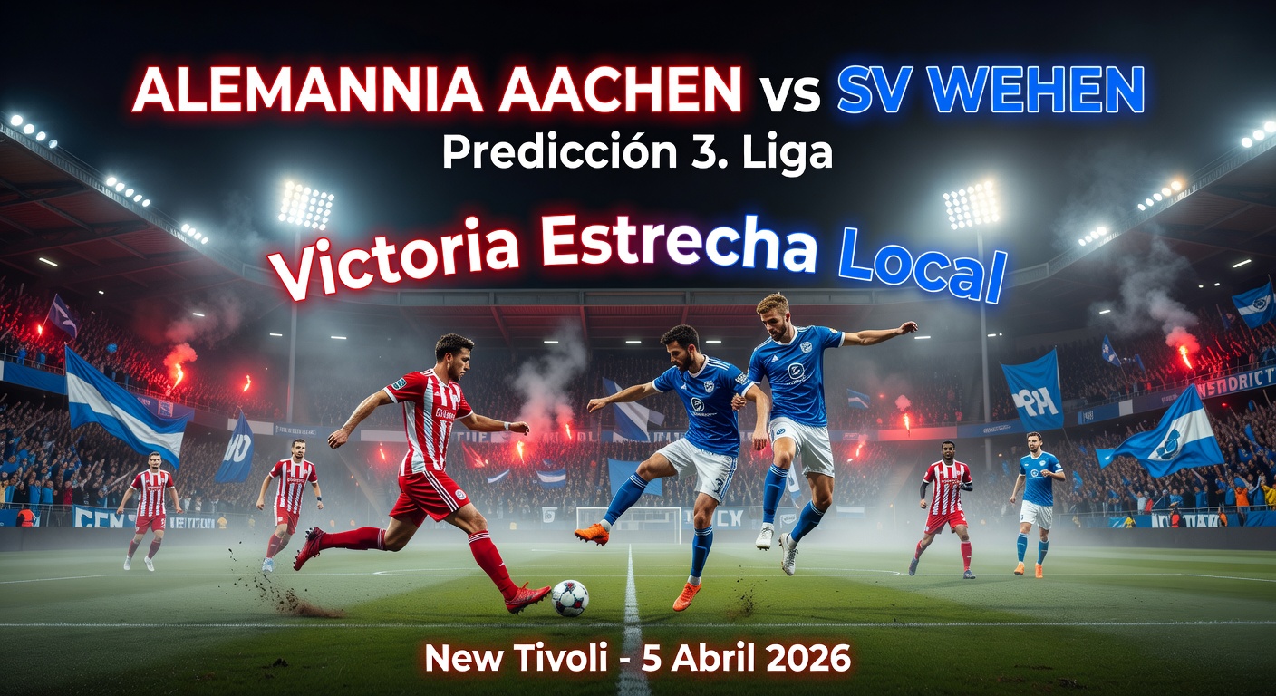 Alemannia Aachen vs SV Wehen Pronóstico / Prediction