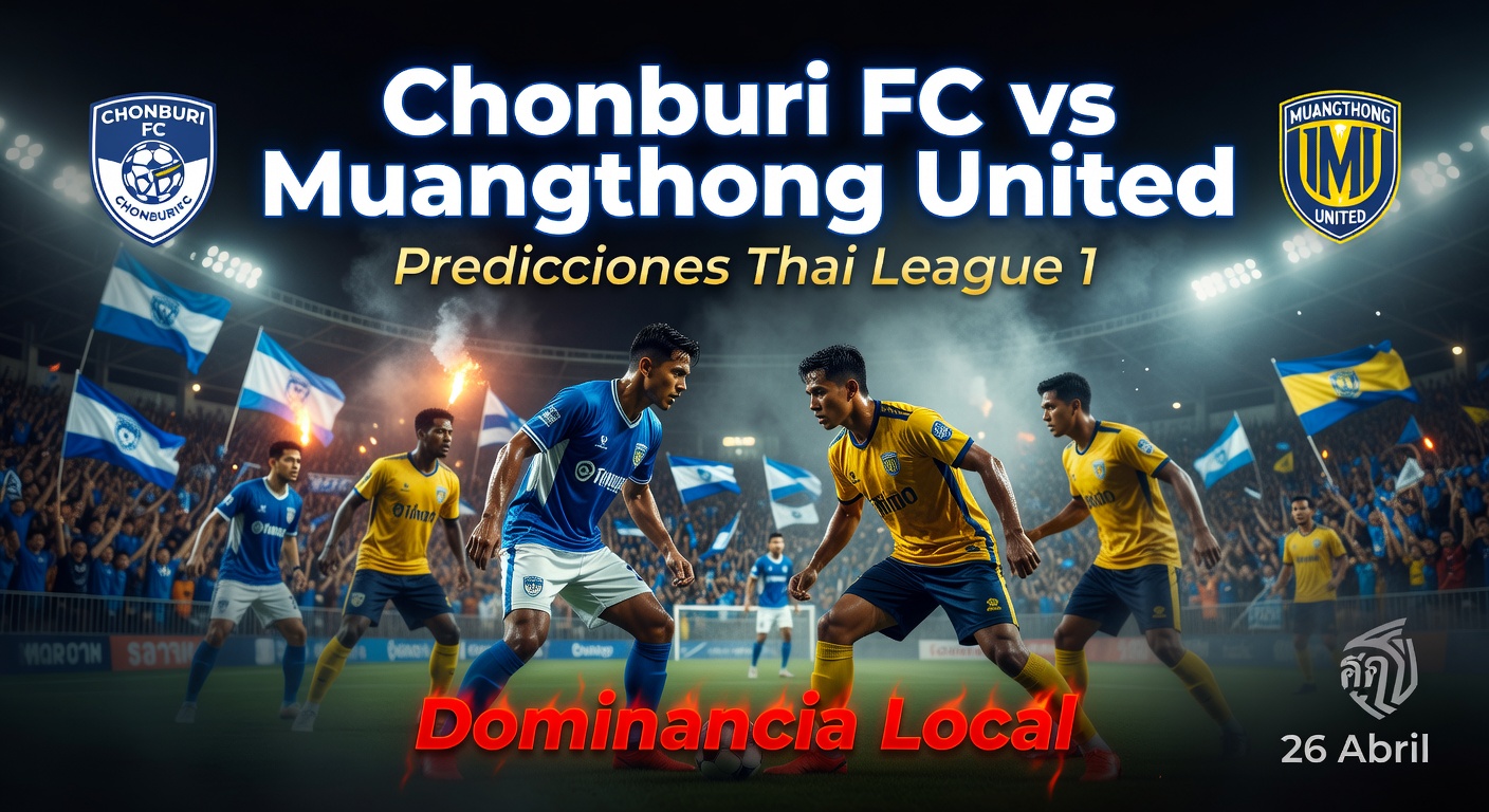Chonburi FC vs Muangthong United Pronóstico / Prediction