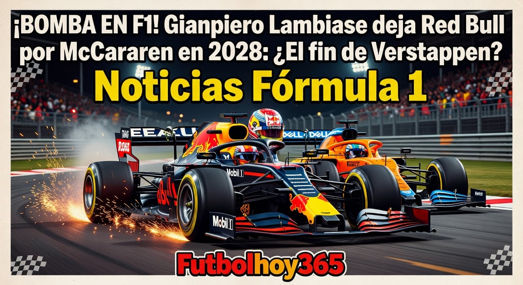 Gianpiero Lambiase, ingeniero de Max Verstappen en Red Bull, se une a McLaren en 2028: impacto en el futuro del tetracampeón de F1