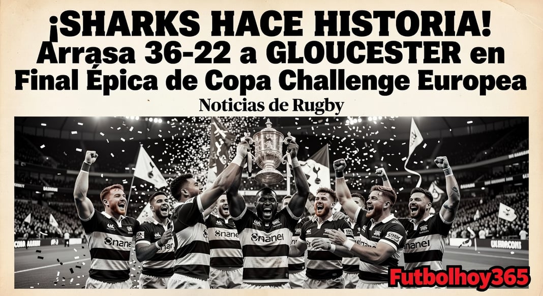 Sharks Hace Historia: Derrota 36-22 a Gloucester en Final de Copa Challenge Europea