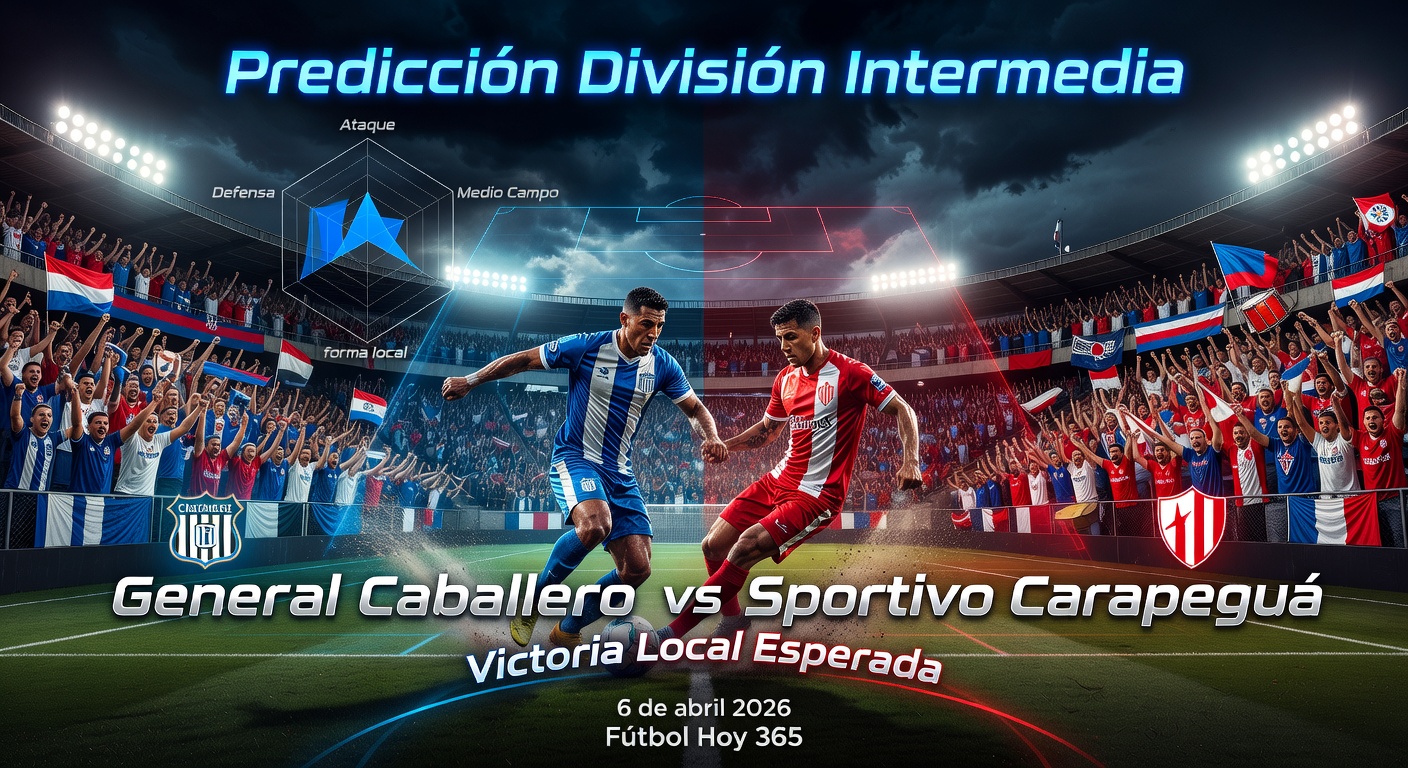 General Caballero vs Sportivo Carapeguá Pronóstico / Prediction