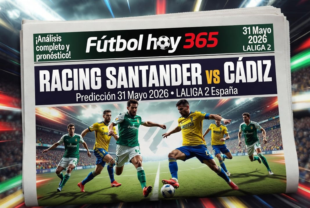Racing Santander vs Cadiz Prediccion 31 Mayo 2026 LALIGA 2 España