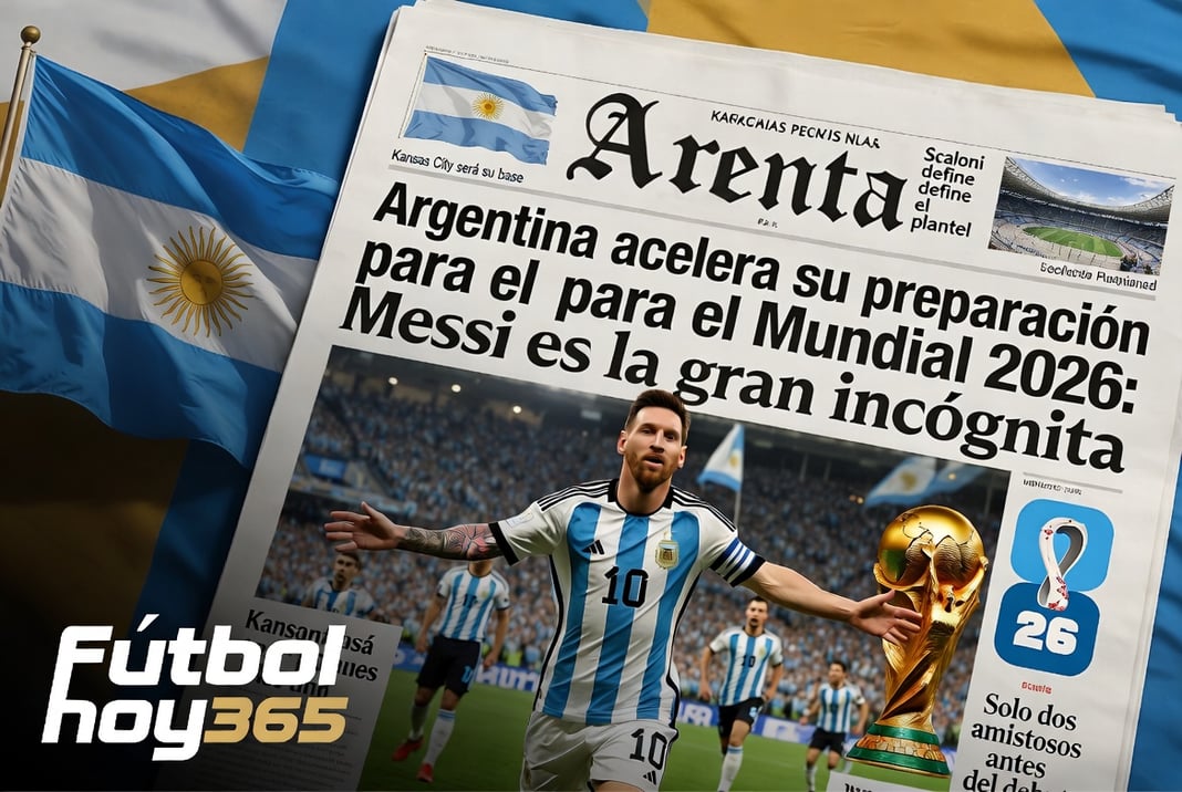 Argentina acelera su preparación para el Mundial 2026 Messi es la gran incógnita
