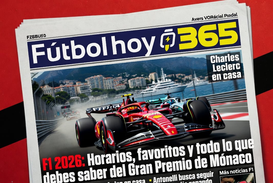 F1 2026 Horarios, favoritos y todo lo que debes saber del Gran Premio de Mónaco
