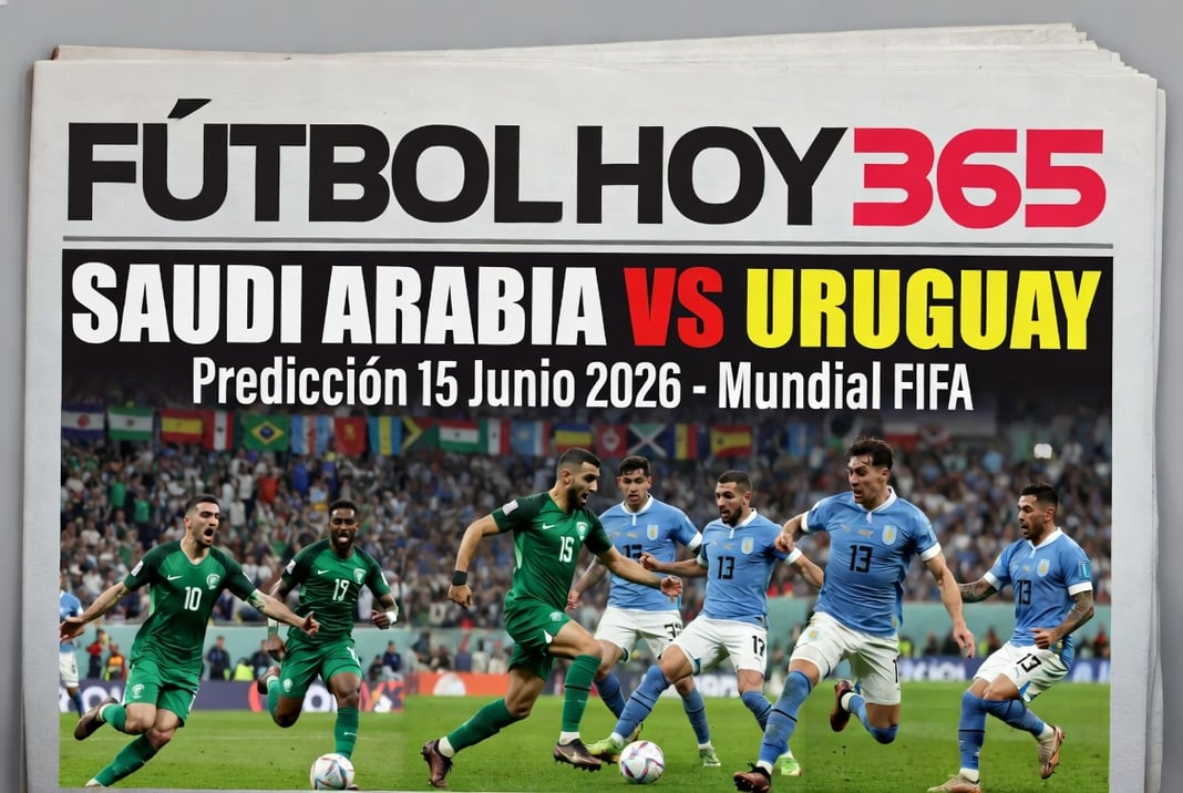 Saudi Arabia vs Uruguay Prediccion 15 Junio 2026 Mundial FIFA