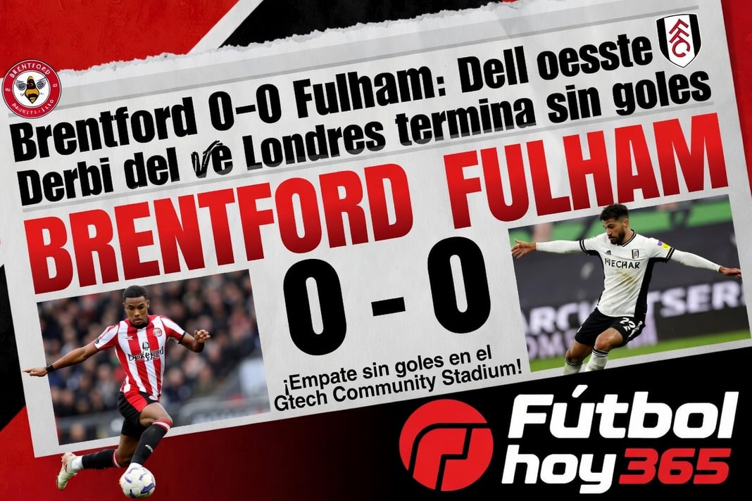 Brentford 0-0 Fulham Derbi del oeste de Londres termina sin goles