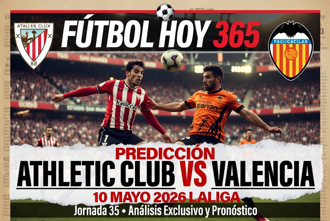 Prediccion Athletic Club vs Valencia 10 Mayo 2026 Laliga