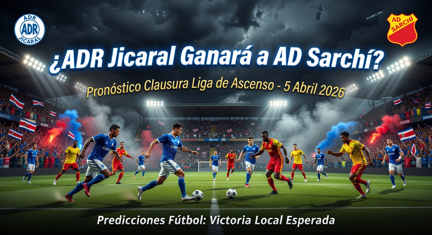 ADR Jicaral vs AD Sarchí Pronóstico / Prediction