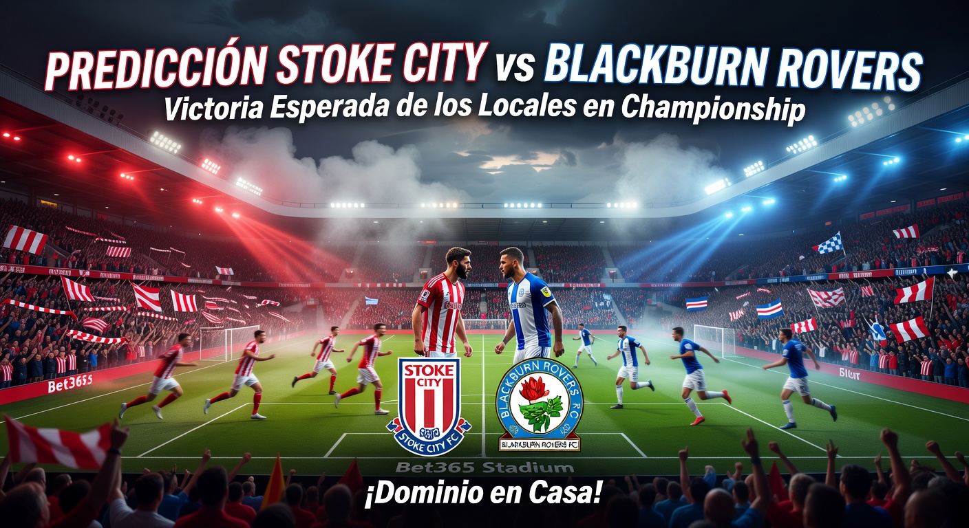 Stoke City vs Blackburn Pronóstico / Prediction