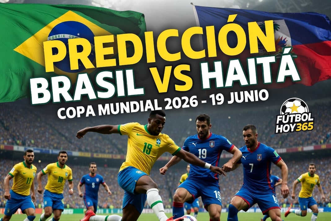 Predicción Brasil vs Haití Copa Mundial 2026 19 junio