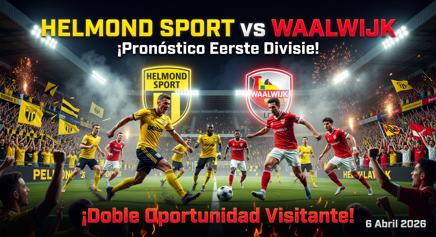 Helmond Sport vs Waalwijk Pronóstico / Prediction