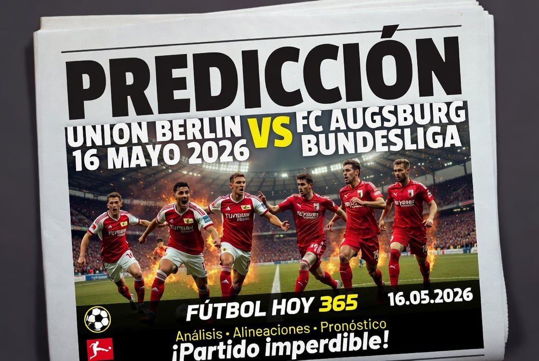 Prediccion Union Berlin vs FC Augsburg 16 Mayo 2026 Bundesliga