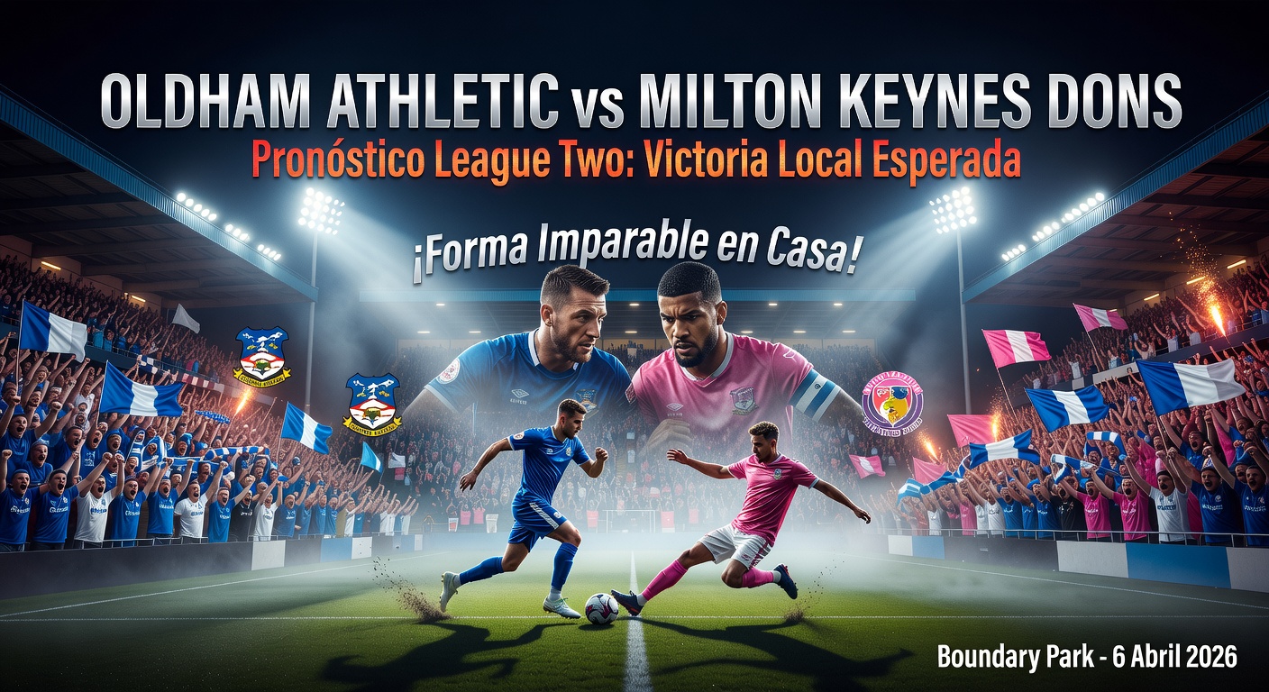 Oldham vs Milton Keynes Dons Pronóstico / Prediction