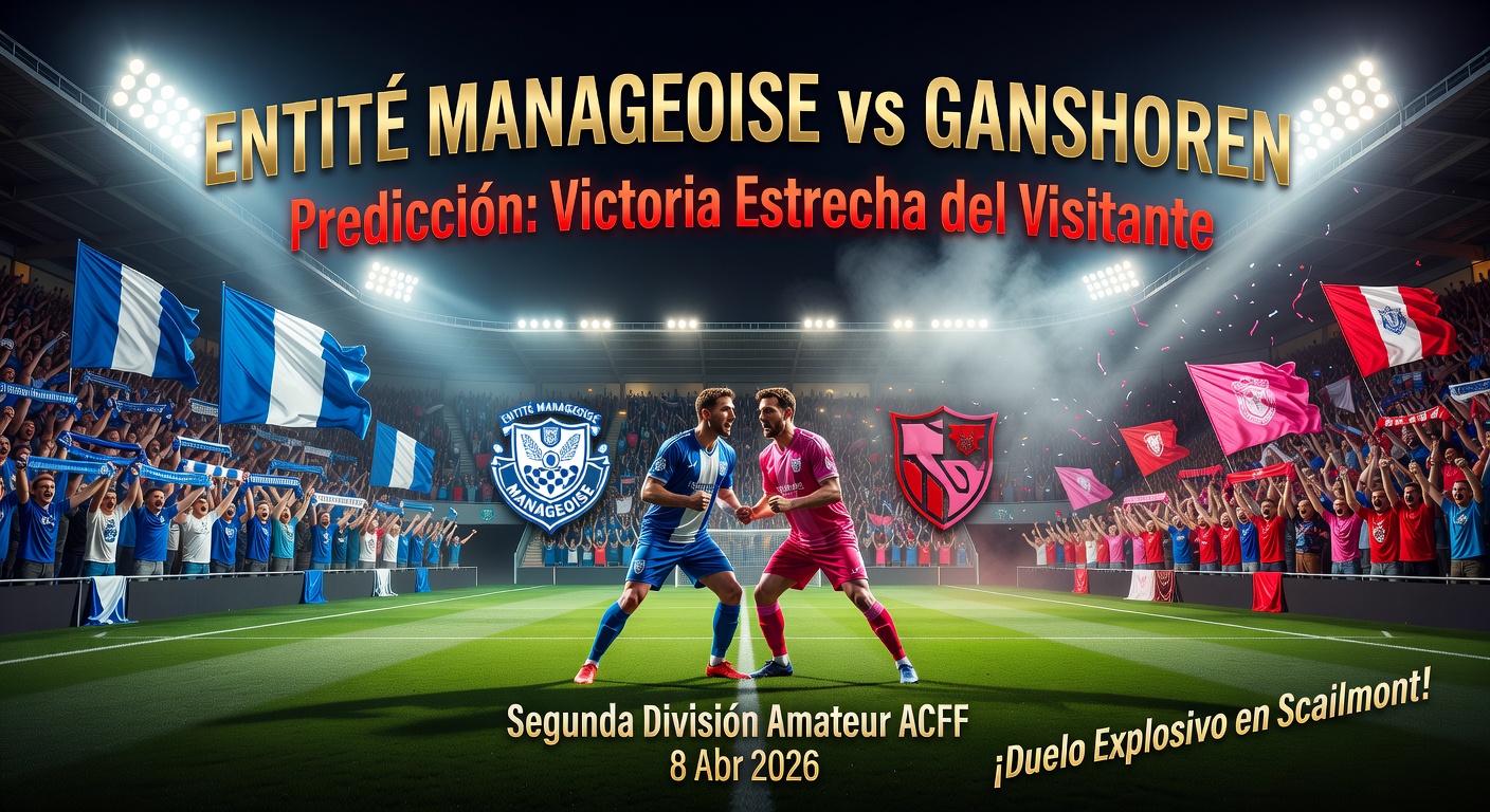 Entité Manageoise vs Ganshoren Pronóstico / Prediction