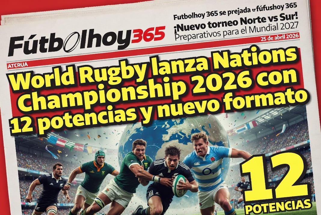 World Rugby lanza Nations Championship 2026 con 12 potencias y nuevo formato