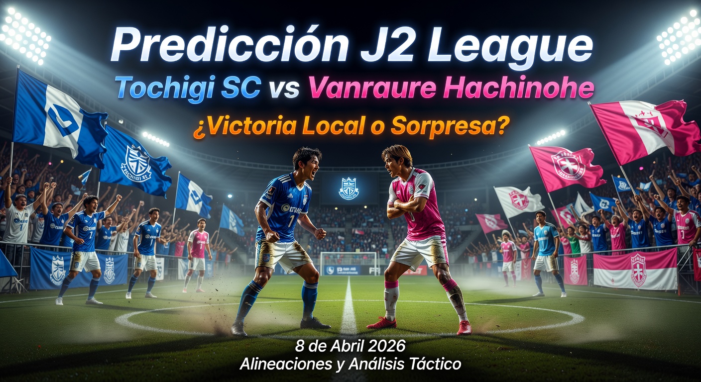 Tochigi SC vs Vanraure Hachinohe Pronóstico / Prediction