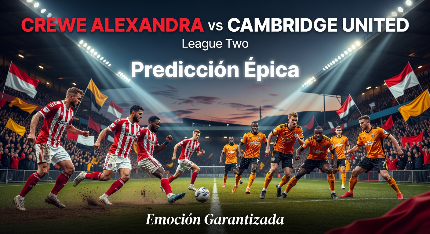 Crewe vs Cambridge United Pronóstico / Prediction