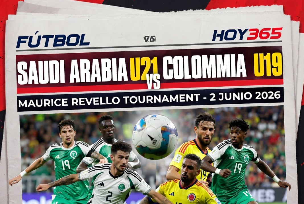 Saudi Arabia U21 vs Colombia U19 Maurice Revello 2 Junio 2026
