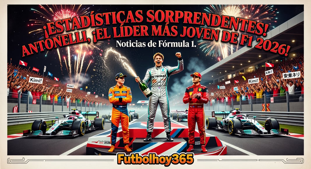 Estadísticas Sorprendentes de las Primeras Tres Rondas de F1 2026: Antonelli, el Líder Más Joven