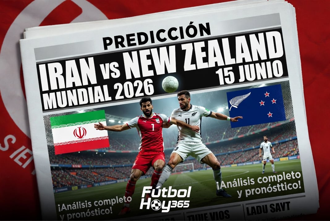 Prediccion Iran vs New Zealand Mundial 2026 15 Junio