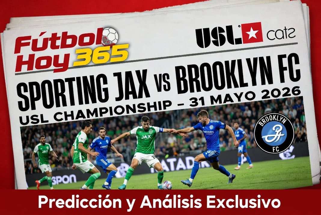 Predicción Sporting JAX vs Brooklyn FC por USL Championship el 31 mayo 2026