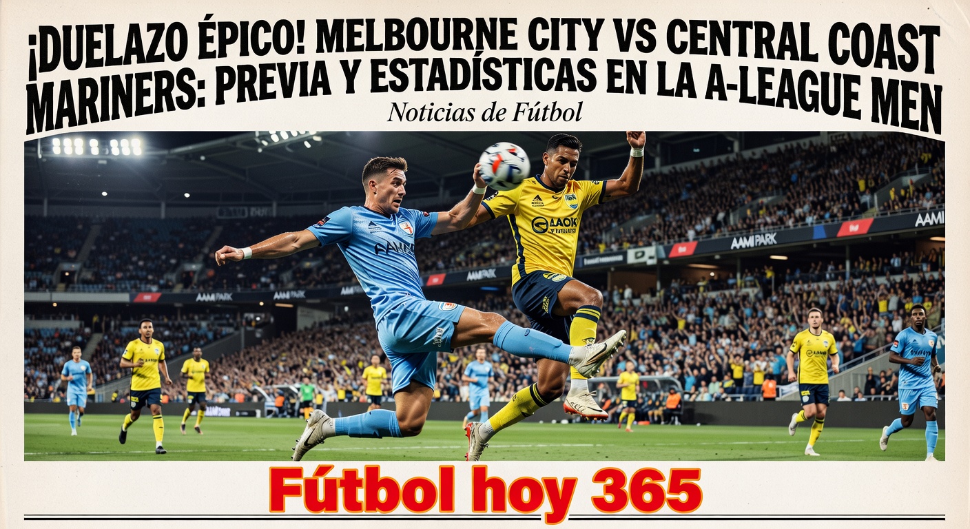 Melbourne City vs Central Coast Mariners in A-League (ESPN)