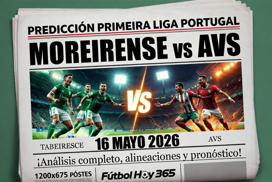 Prediccion Moreirense vs AVS 16 Mayo 2026 Primeira Liga Portugal