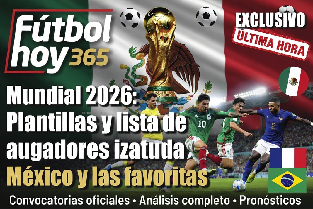 Mundial 2026 Plantillas y lista de jugadores actualizada de México y las favoritas