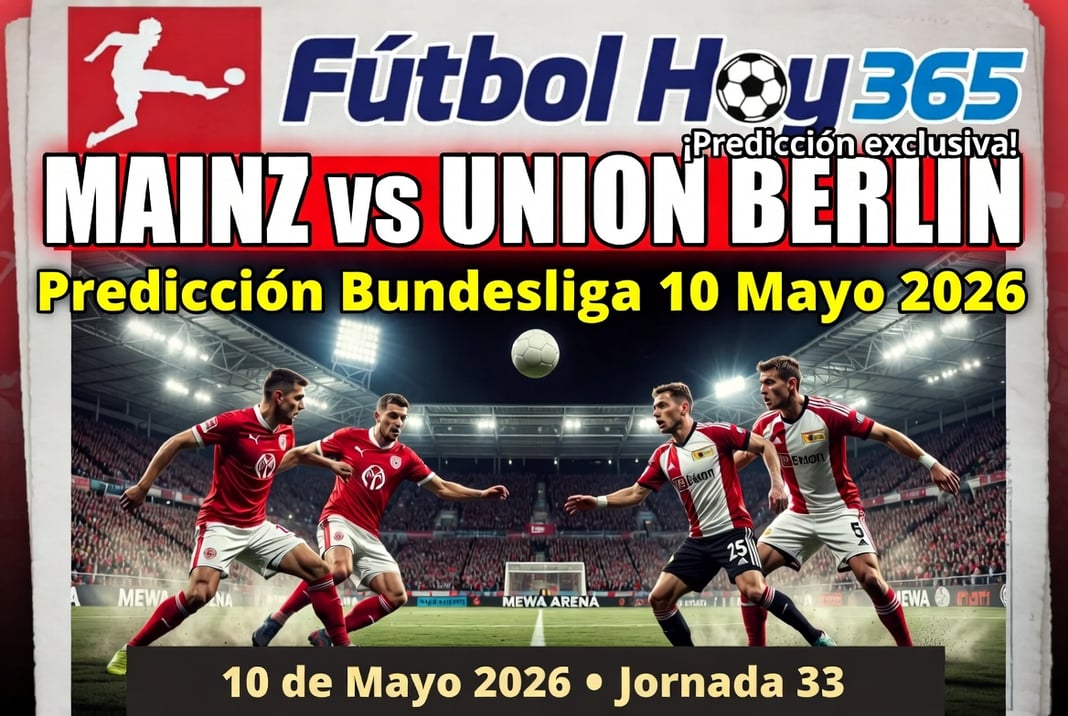 Mainz vs Union Berlin Prediccion Bundesliga 10 Mayo 2026