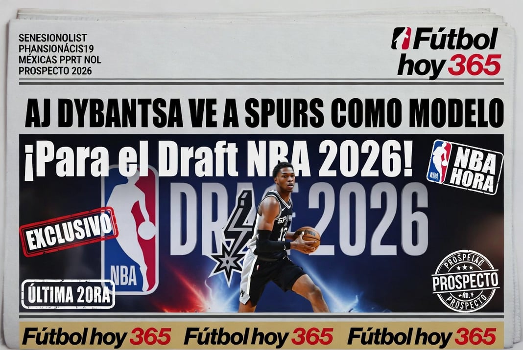 AJ Dybantsa ve a Spurs como modelo para Draft NBA 2026