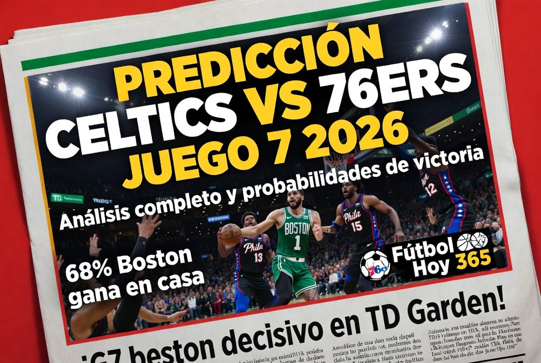 Predicción Celtics vs 76ers Juego 7 2026 Análisis completo y probabilidades de victoria