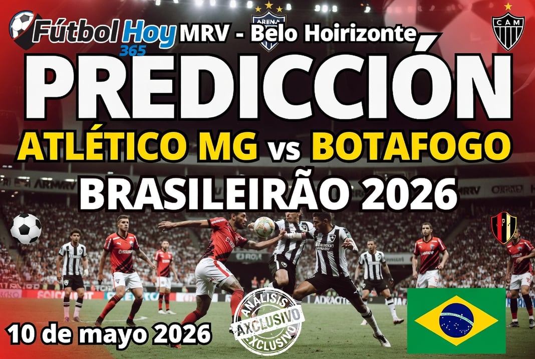 Predicción Atlético MG vs Botafogo Brasileirão 2026