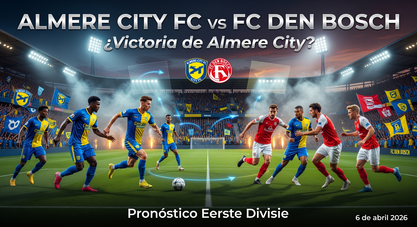 Almere City FC vs Den Bosch Pronóstico / Prediction