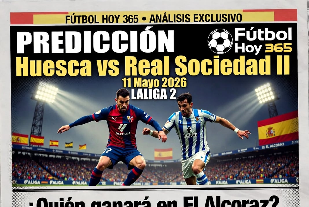 Prediccion Huesca vs Real Sociedad II 11 Mayo 2026 LALIGA 2