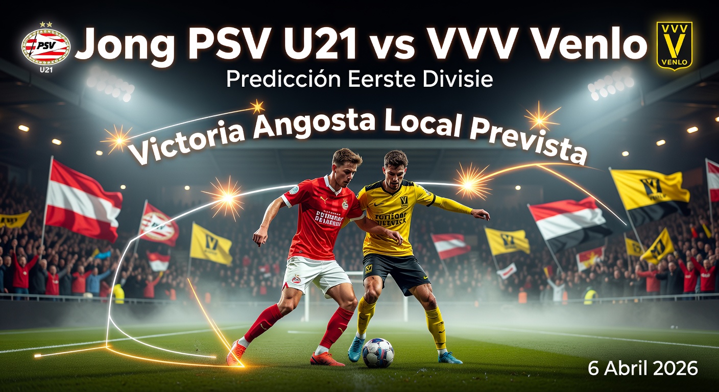 Jong PSV U21 vs VVV Venlo Pronóstico / Prediction