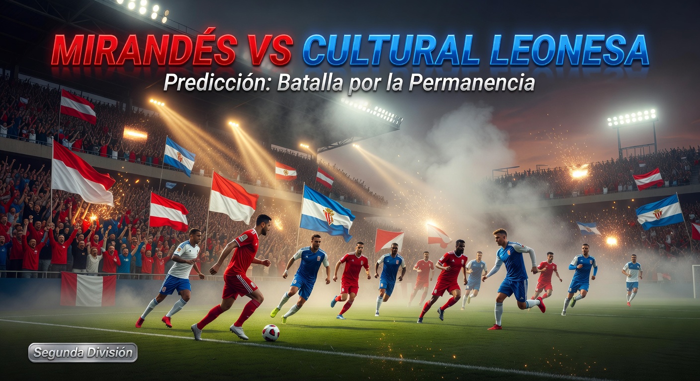 Mirandes vs Cultural Leonesa Pronóstico / Prediction