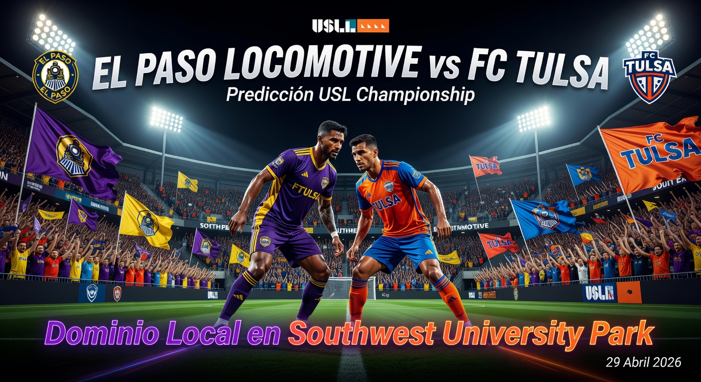 El Paso Locomotive vs FC Tulsa Pronóstico / Prediction