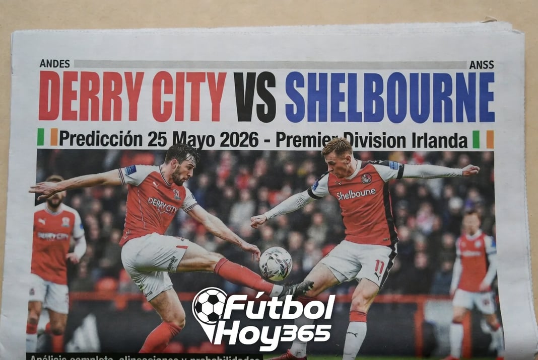 Derry City vs Shelbourne Prediccion 25 Mayo 2026 Premier Division Irlanda