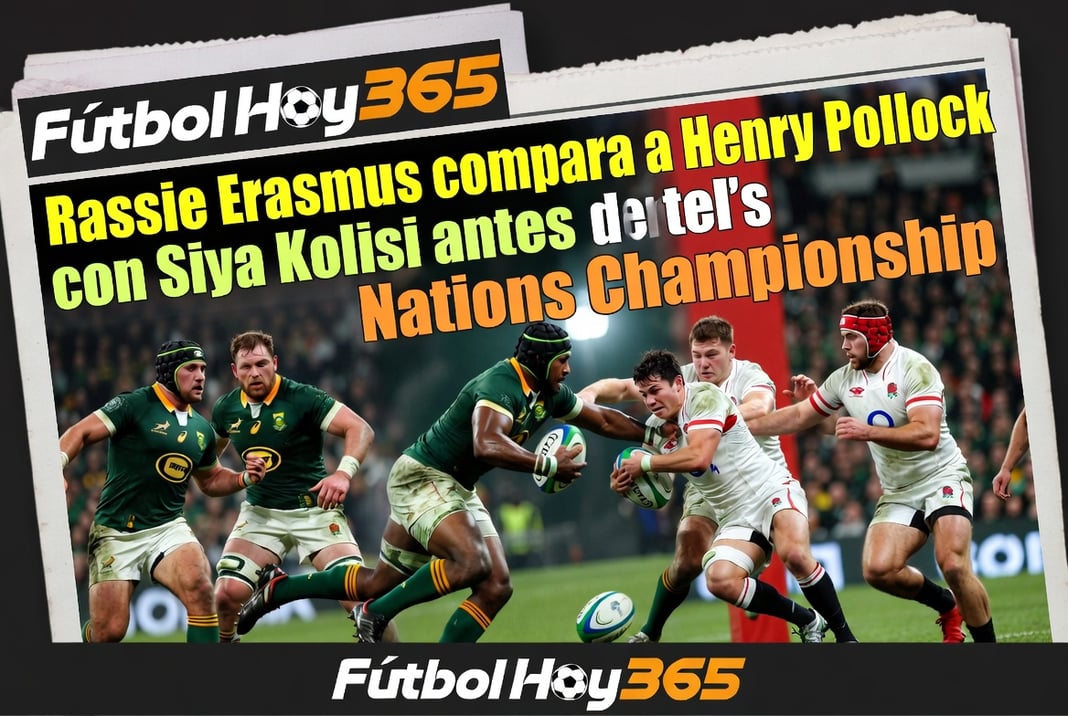 Rassie Erasmus compara a Henry Pollock con Siya Kolisi antes del Nations Championship