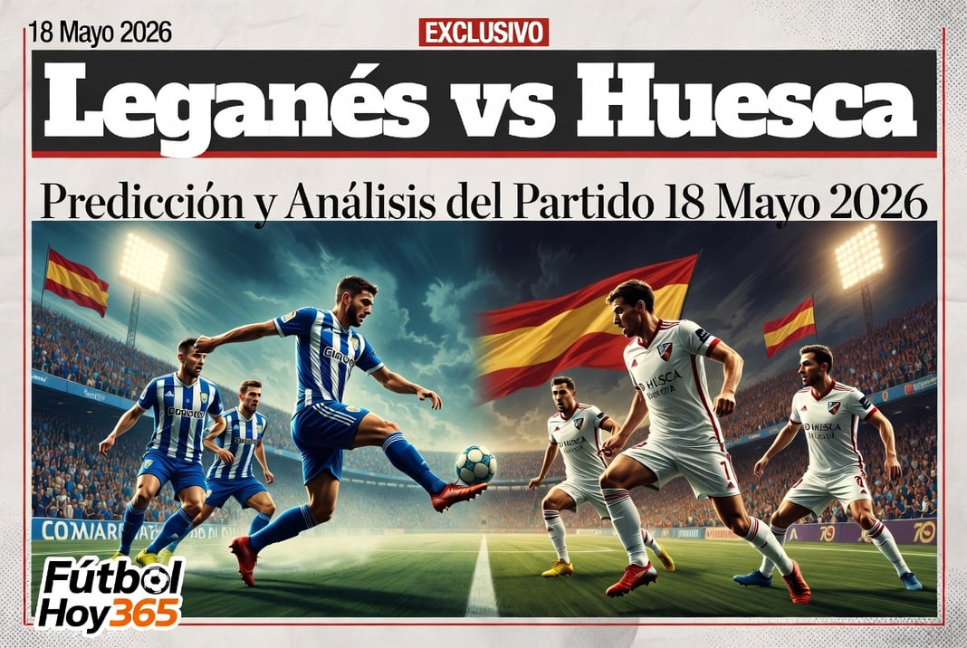 Leganés vs Huesca Predicción y Análisis del Partido 18 Mayo 2026