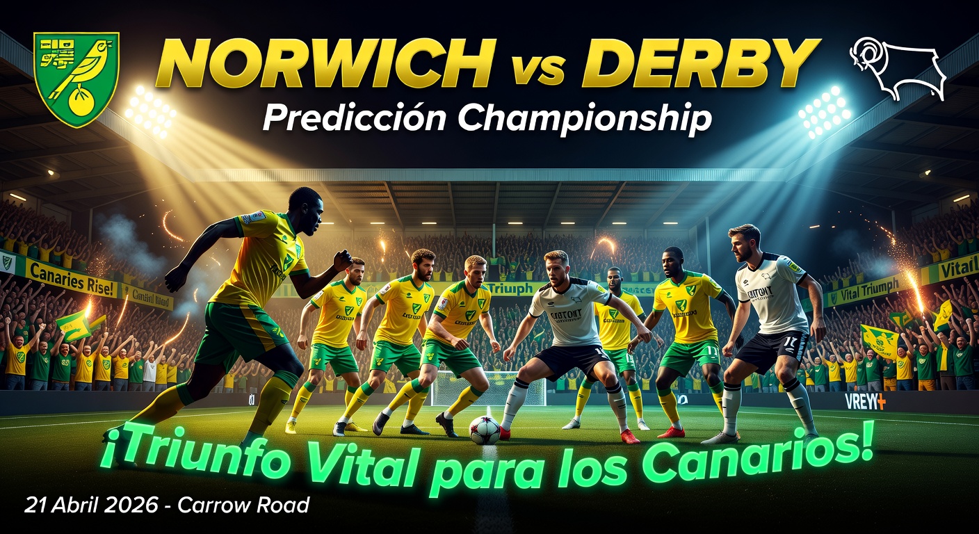 Norwich vs Derby Pronóstico / Prediction