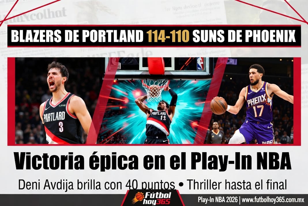 Blazers de Portland 114-110 Suns de Phoenix Victoria épica en el Play-In NBA