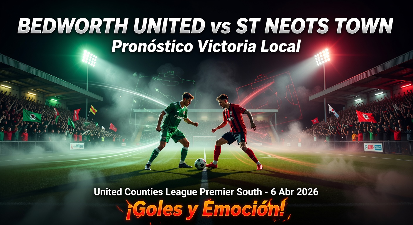 Bedworth United vs St Neots Town Pronóstico / Prediction