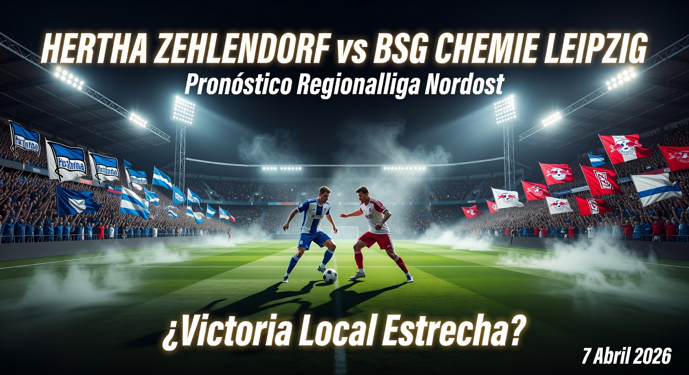 Hertha Zehlendorf vs BSG Chemie Leipzig Pronóstico / Prediction