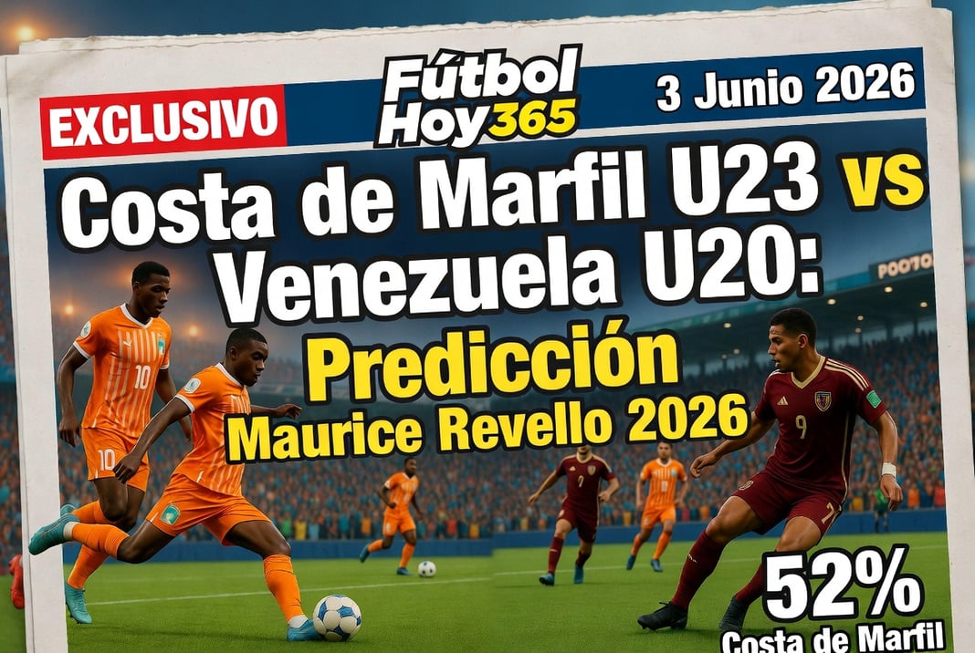 Costa de Marfil U23 vs Venezuela U20: Predicción Maurice Revello 2026