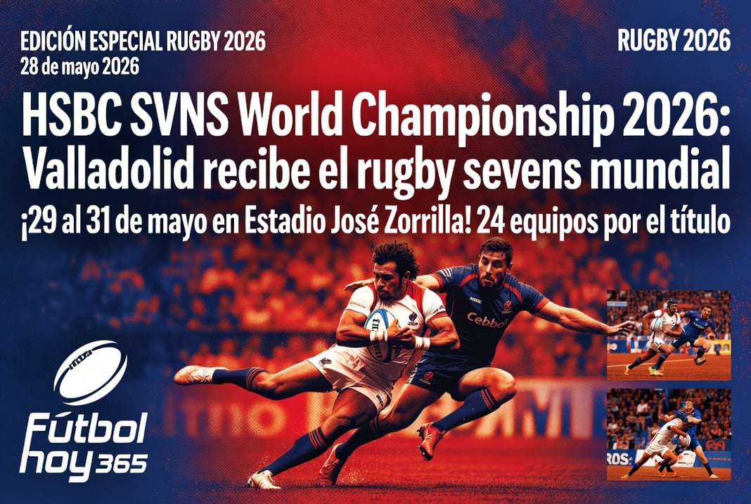 HSBC SVNS World Championship 2026 Valladolid recibe el rugby sevens mundial