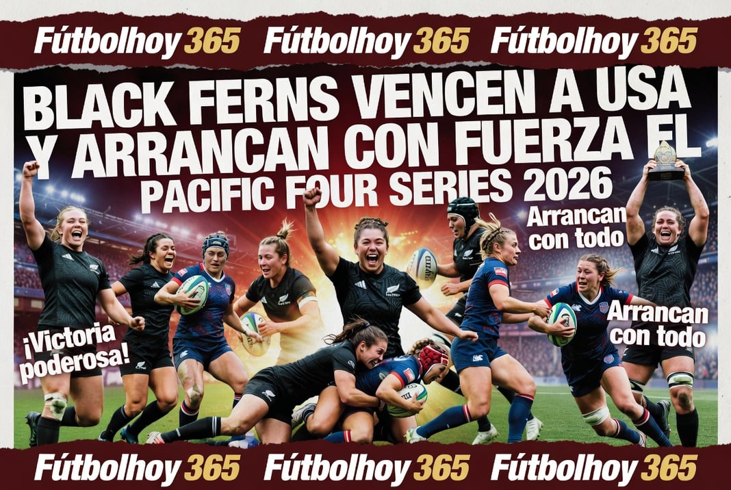 Black Ferns Vencen a USA y Arrancan con Fuerza el Pacific Four Series 2026