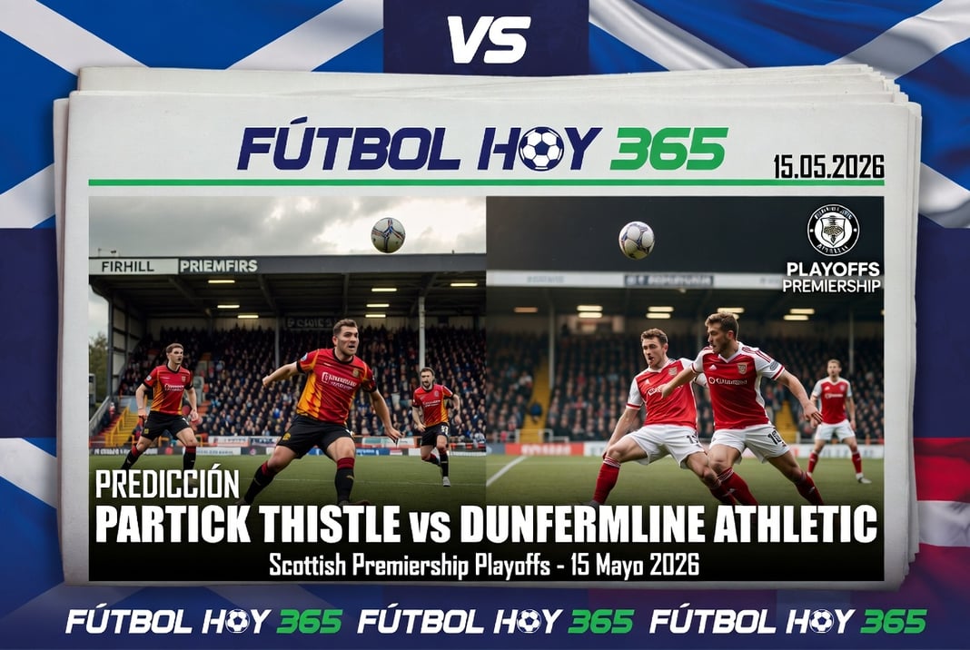 Prediccion Partick Thistle vs Dunfermline Athletic Playoffs Premiership 15 Mayo 2026