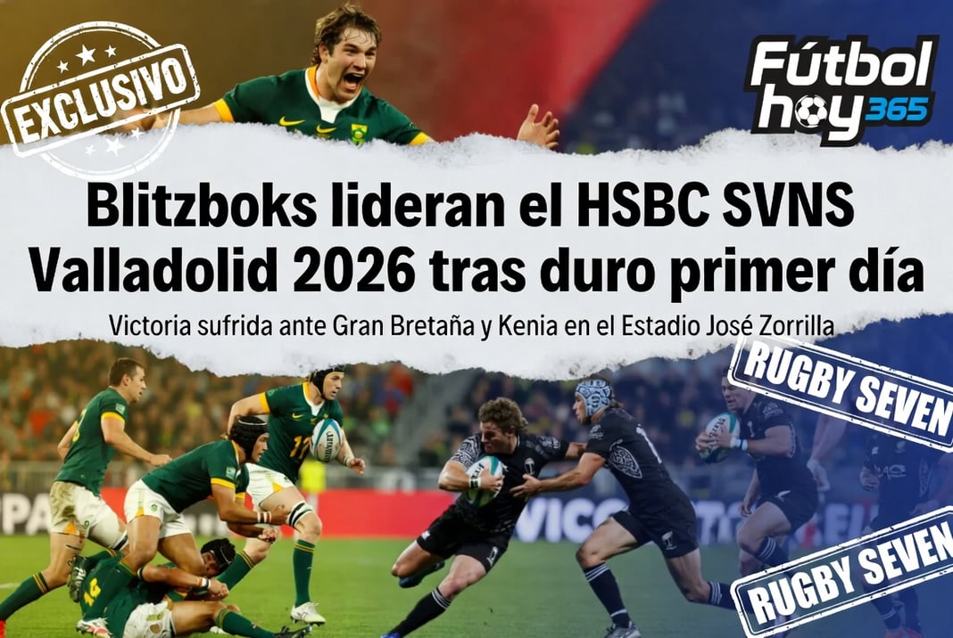Blitzboks lideran el HSBC SVNS Valladolid 2026 tras duro primer día
